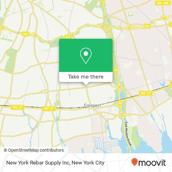 Mapa de New York Rebar Supply Inc