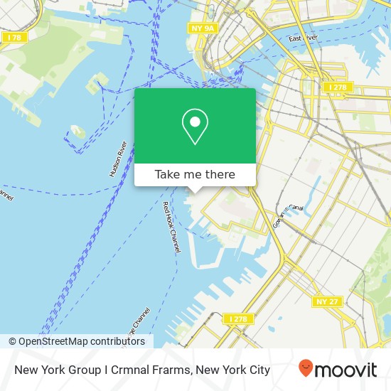 New York Group I Crmnal Frarms map