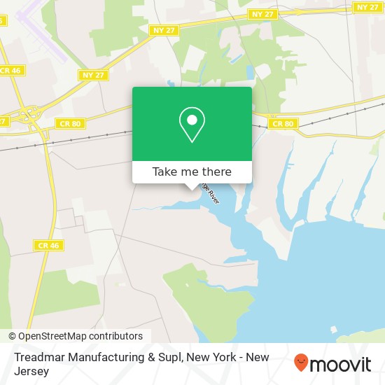 Mapa de Treadmar Manufacturing & Supl
