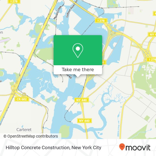 Mapa de Hilltop Concrete Construction