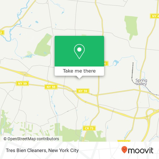 Tres Bien Cleaners map