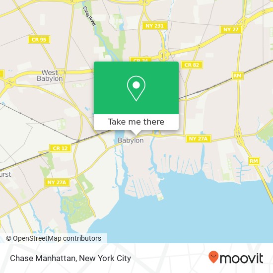 Chase Manhattan map