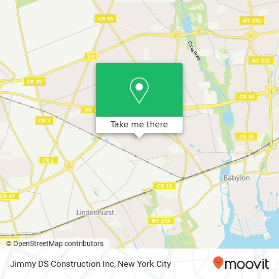 Mapa de Jimmy DS Construction Inc