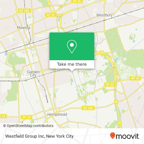 Mapa de Westfield Group Inc