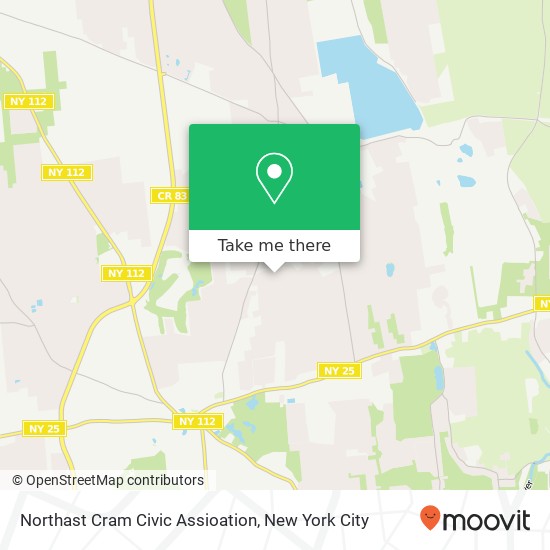 Northast Cram Civic Assioation map