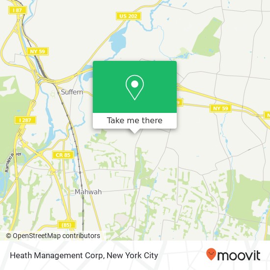 Heath Management Corp map