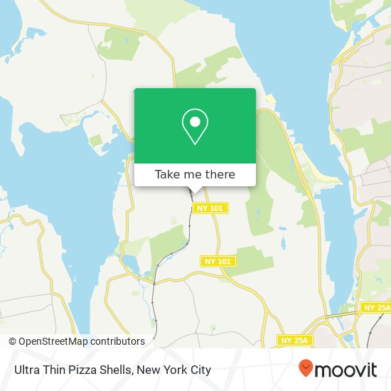 Ultra Thin Pizza Shells map