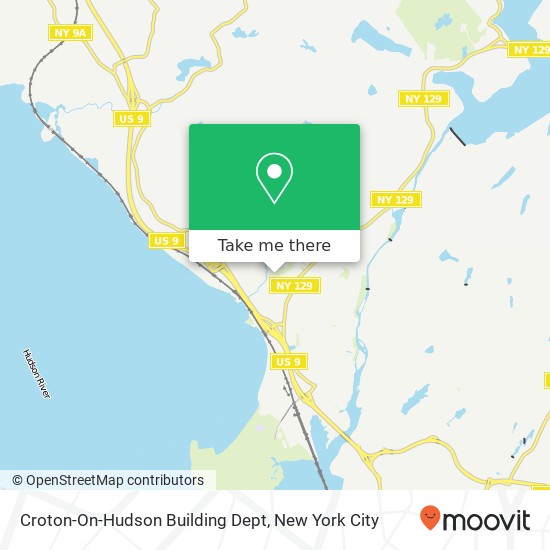 Croton-On-Hudson Building Dept map