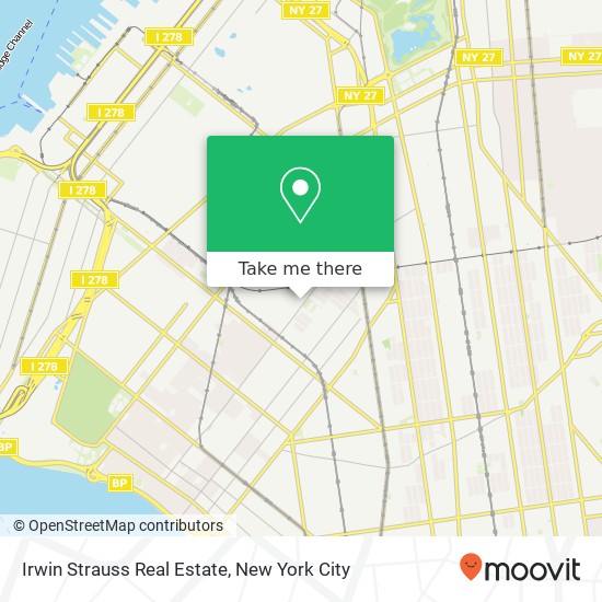 Irwin Strauss Real Estate map