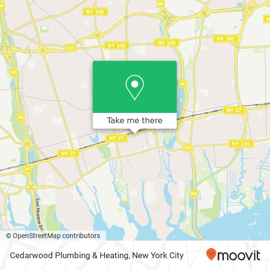 Cedarwood Plumbing & Heating map