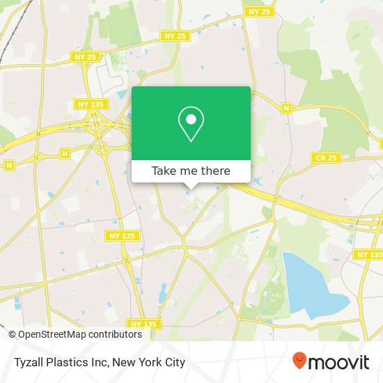 Tyzall Plastics Inc map