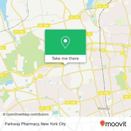 Mapa de Parkway Pharmacy