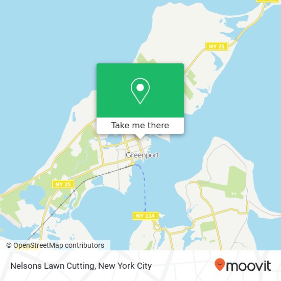 Nelsons Lawn Cutting map