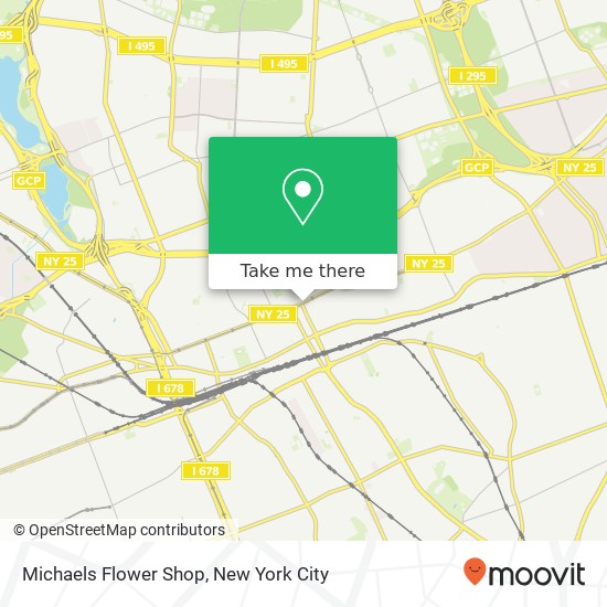Michaels Flower Shop map