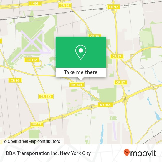 DBA Transportation Inc map