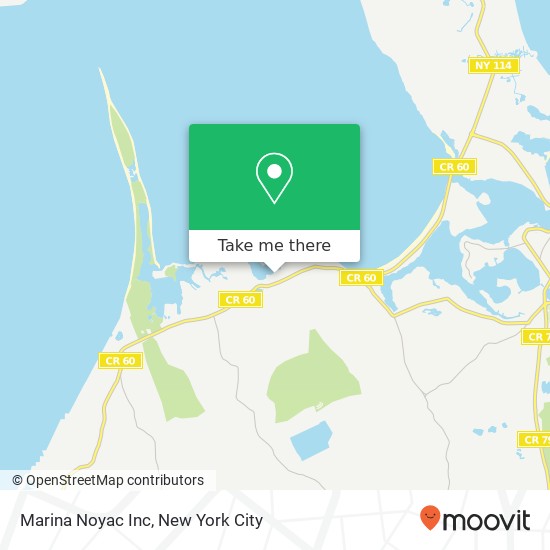 Marina Noyac Inc map