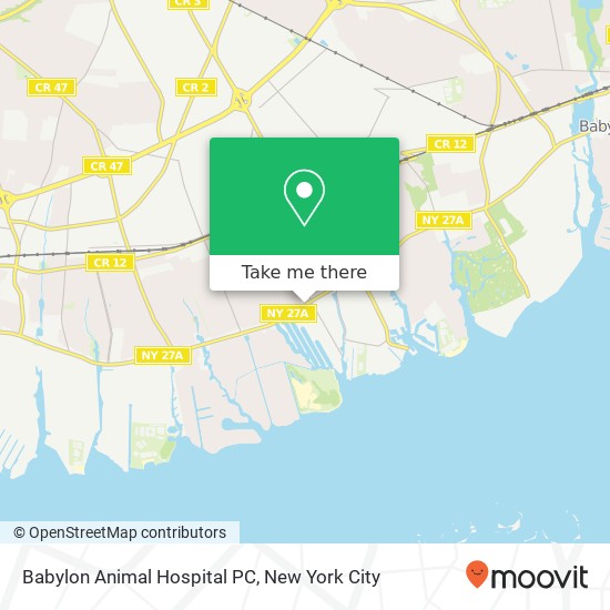 Babylon Animal Hospital PC map