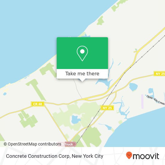 Concrete Construction Corp map