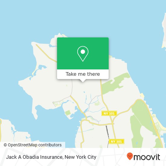 Mapa de Jack A Obadia Insurance