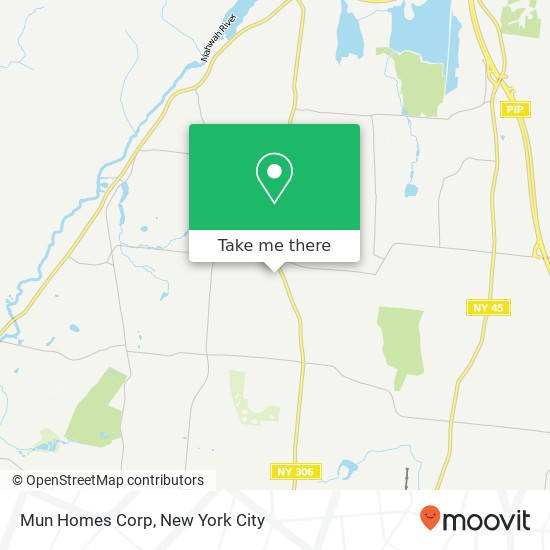 Mun Homes Corp map