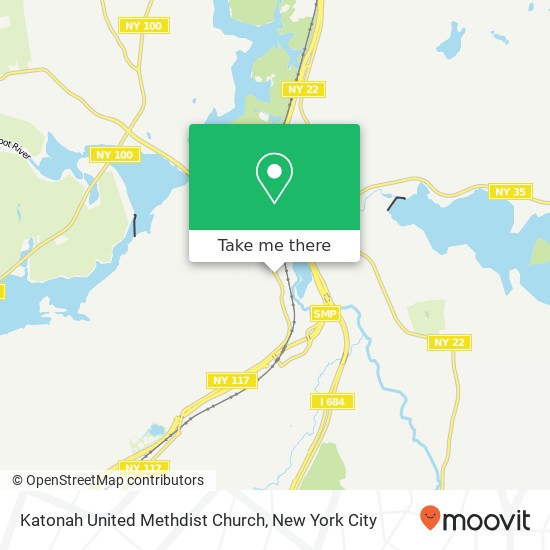 Katonah United Methdist Church map