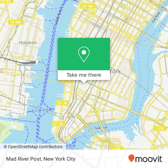 Mapa de Mad River Post