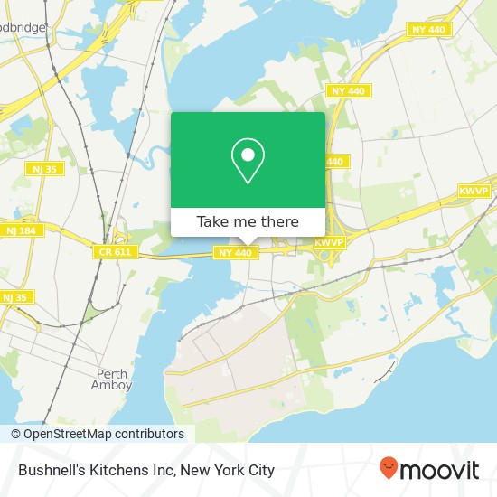 Bushnell's Kitchens Inc map