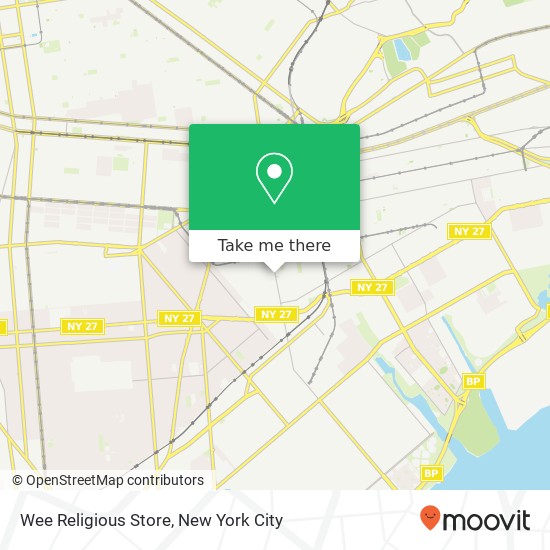 Wee Religious Store map