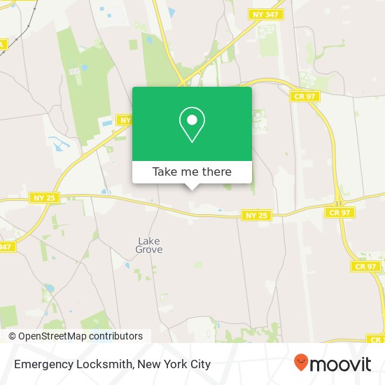 Emergency Locksmith map