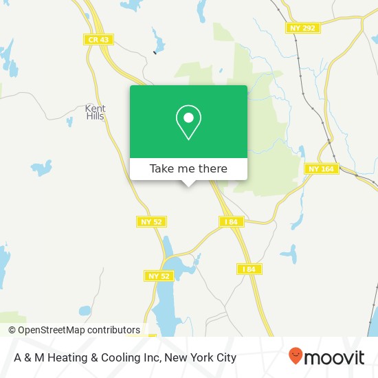 Mapa de A & M Heating & Cooling Inc