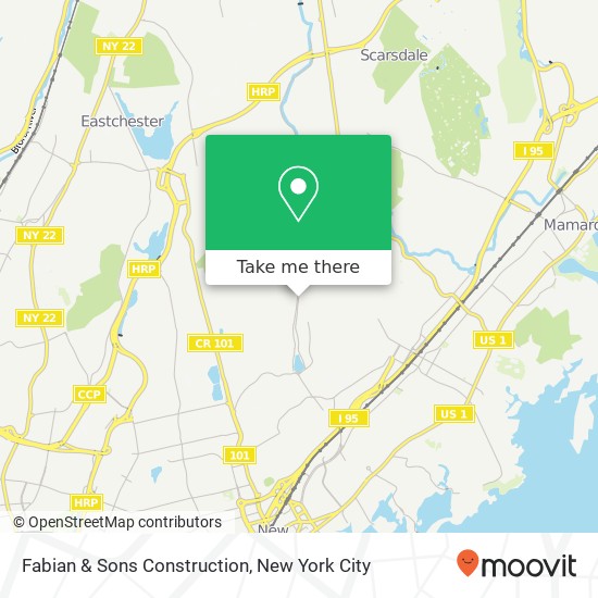 Fabian & Sons Construction map