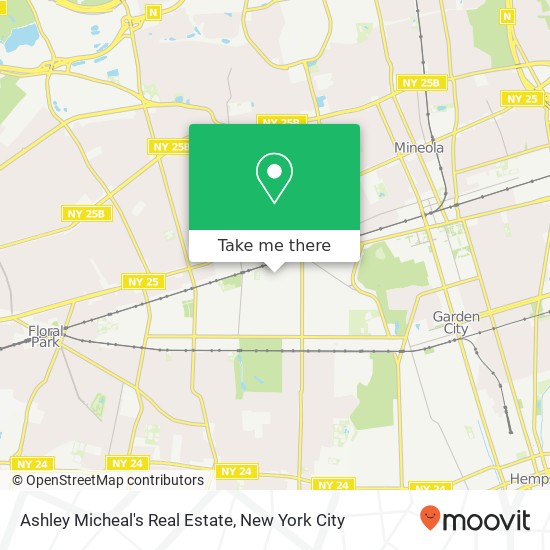 Ashley Micheal's Real Estate map