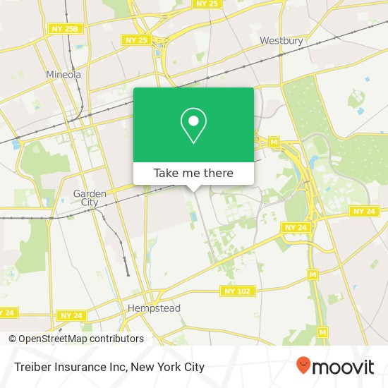 Mapa de Treiber Insurance Inc