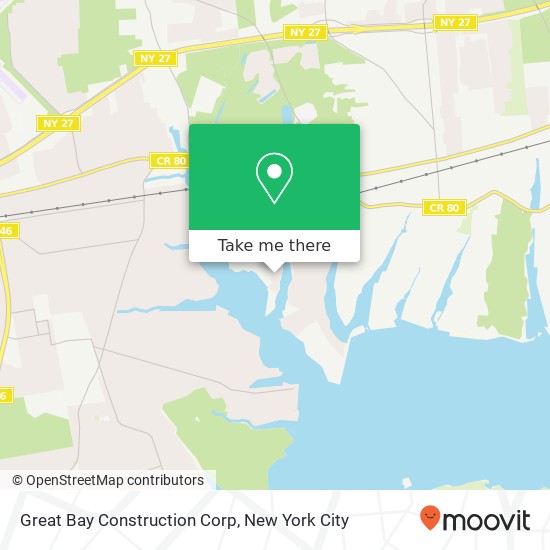 Great Bay Construction Corp map