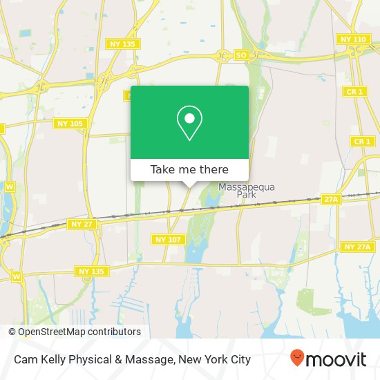 Cam Kelly Physical & Massage map