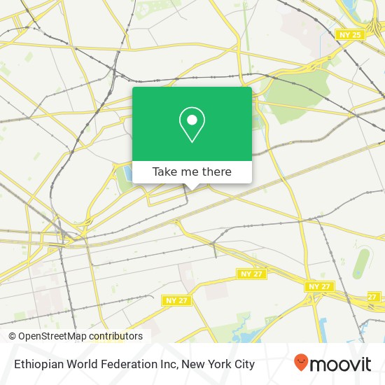 Ethiopian World Federation Inc map