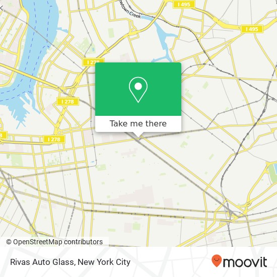 Rivas Auto Glass map