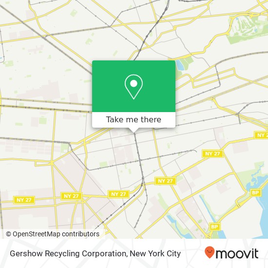 Mapa de Gershow Recycling Corporation