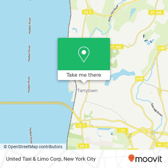 Mapa de United Taxi & Limo Corp