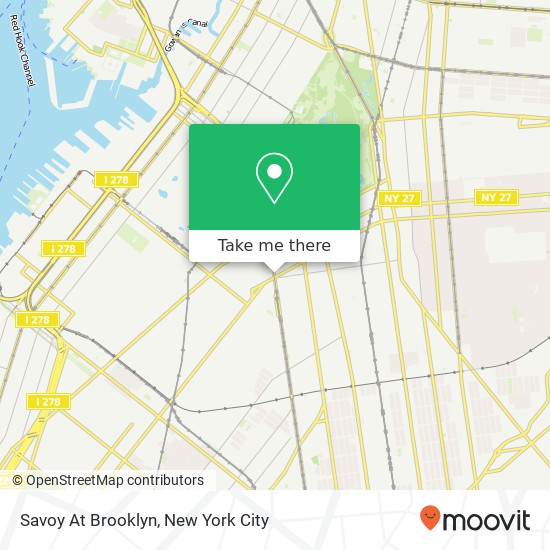 Savoy At Brooklyn map