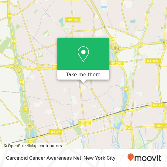 Mapa de Carcinoid Cancer Awareness Net