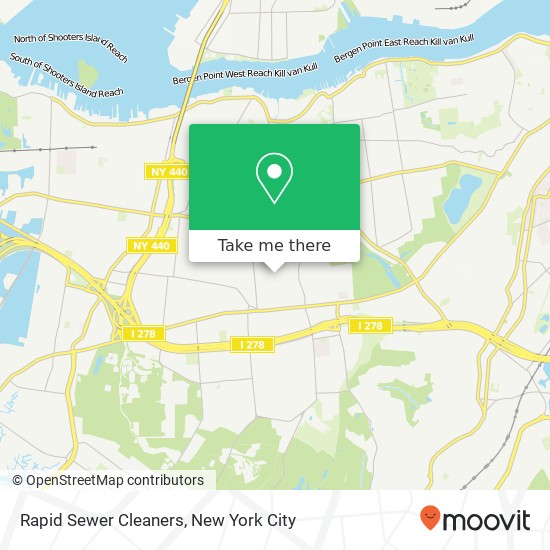 Rapid Sewer Cleaners map