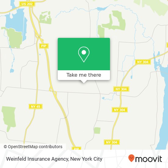 Mapa de Weinfeld Insurance Agency