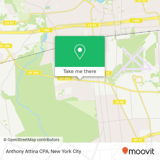Anthony Attina CPA map