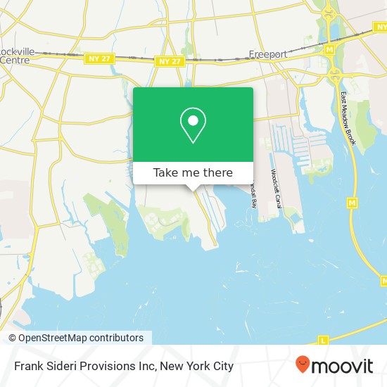 Frank Sideri Provisions Inc map