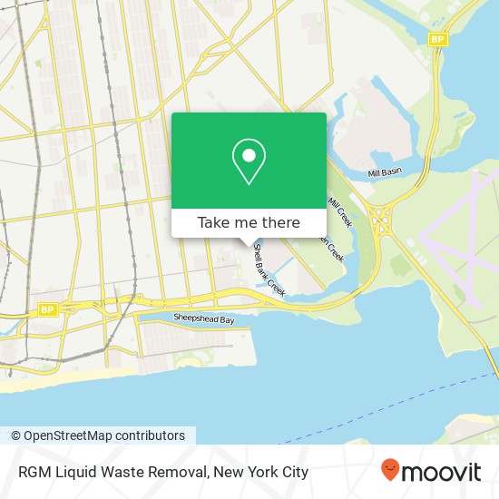 Mapa de RGM Liquid Waste Removal