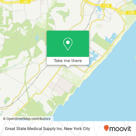 Mapa de Great State Medical Supply Inc