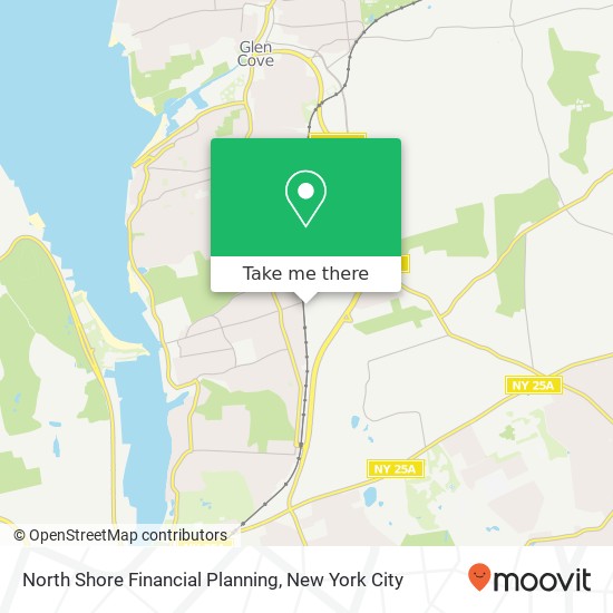North Shore Financial Planning map