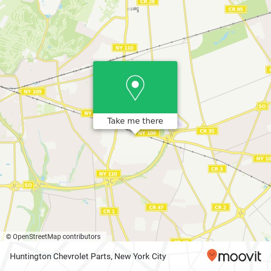 Huntington Chevrolet Parts map