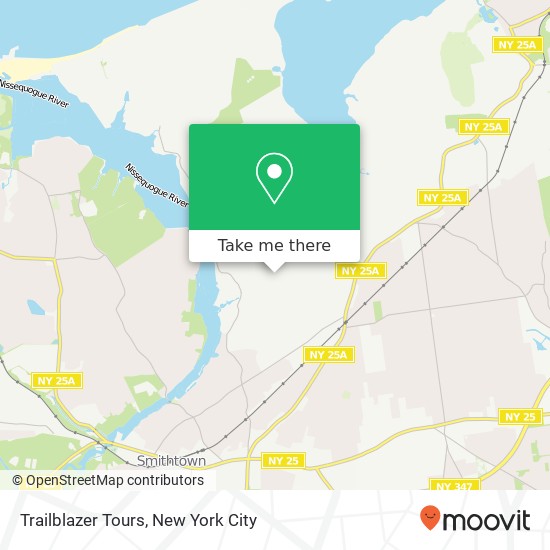 Trailblazer Tours map